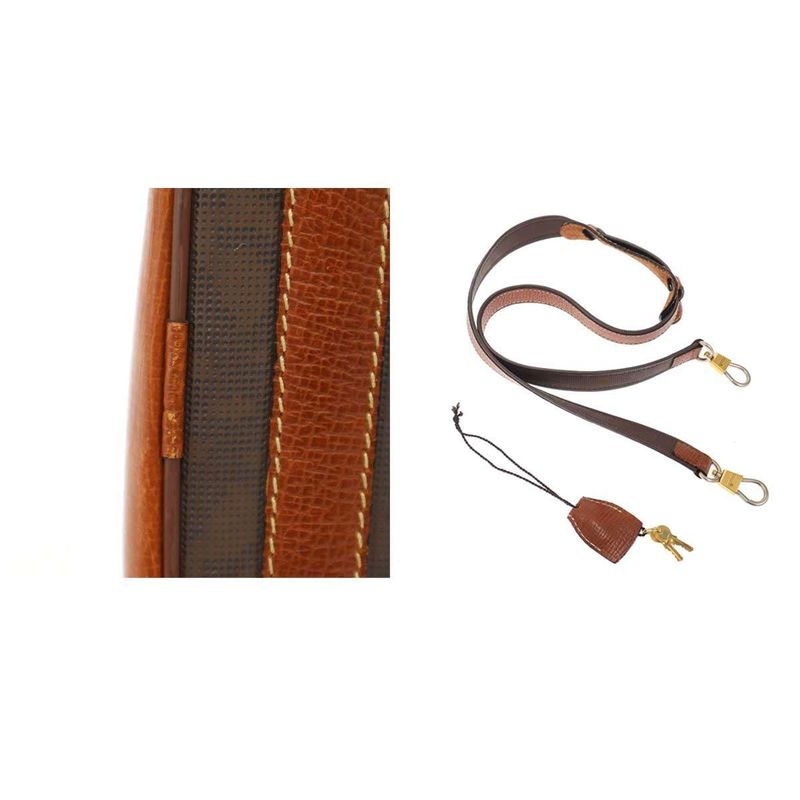 Loewe Anagram Boston Bag Brown