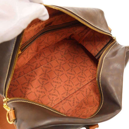 Loewe Anagram Boston Bag Brown