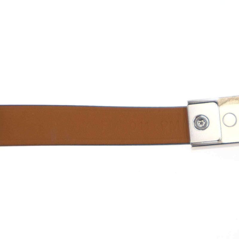 Hermes Kelly Double Tour Leather Belt Bracelet Black