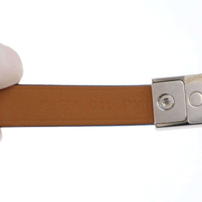 Hermes Kelly Double Tour Leather Belt Bracelet Black