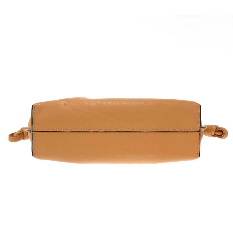 Loewe Flamenco Clutch Leather Shoulder Bag Brown