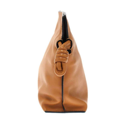 Loewe Flamenco Clutch Leather Shoulder Bag Brown