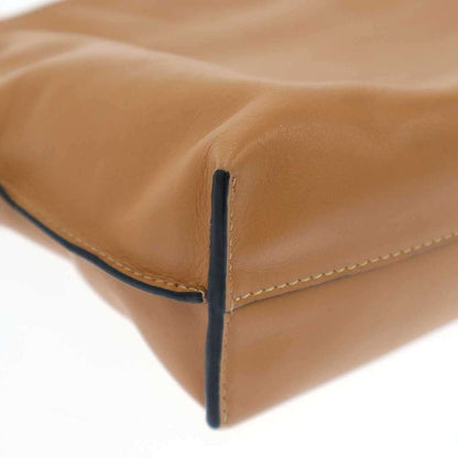 Loewe Flamenco Clutch Leather Shoulder Bag Brown