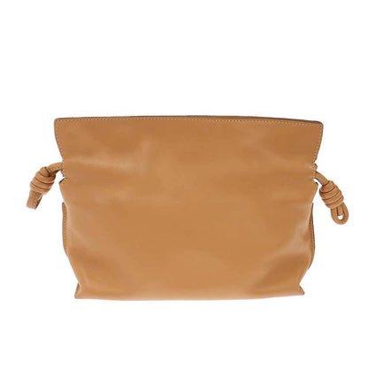 Loewe Flamenco Clutch Leather Shoulder Bag Brown