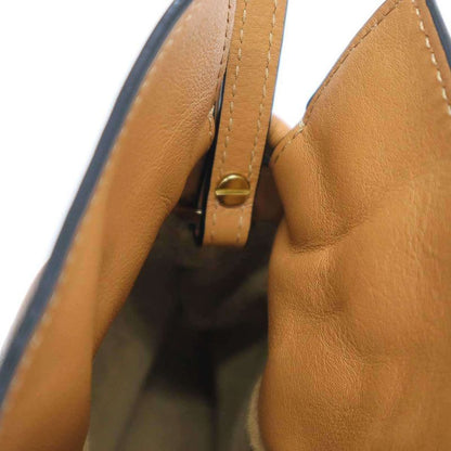 Loewe Flamenco Clutch Leather Shoulder Bag Brown