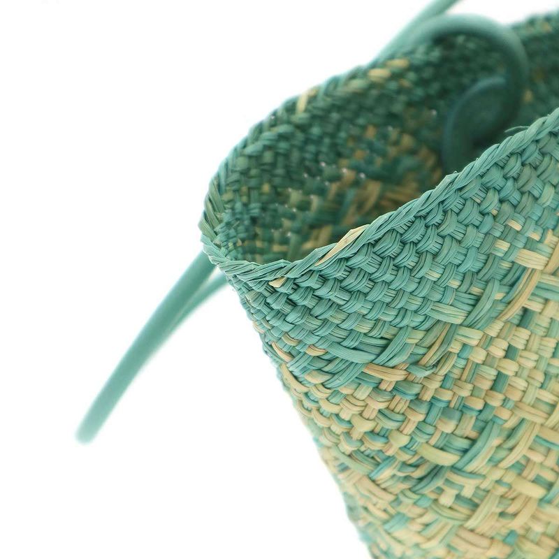 Loewe Anagram Basket Bag Small Blue