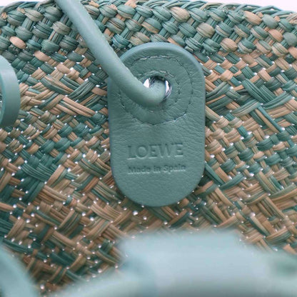 Loewe Anagram Basket Bag Small Blue