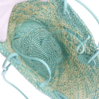 Loewe Anagram Basket Bag Small Blue