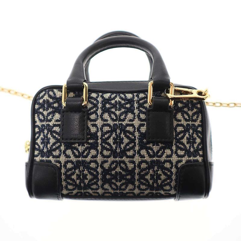 Loewe Amazona Nano Bag Amazona Nano Chain Shoulder Bag A039u96x02 Navy