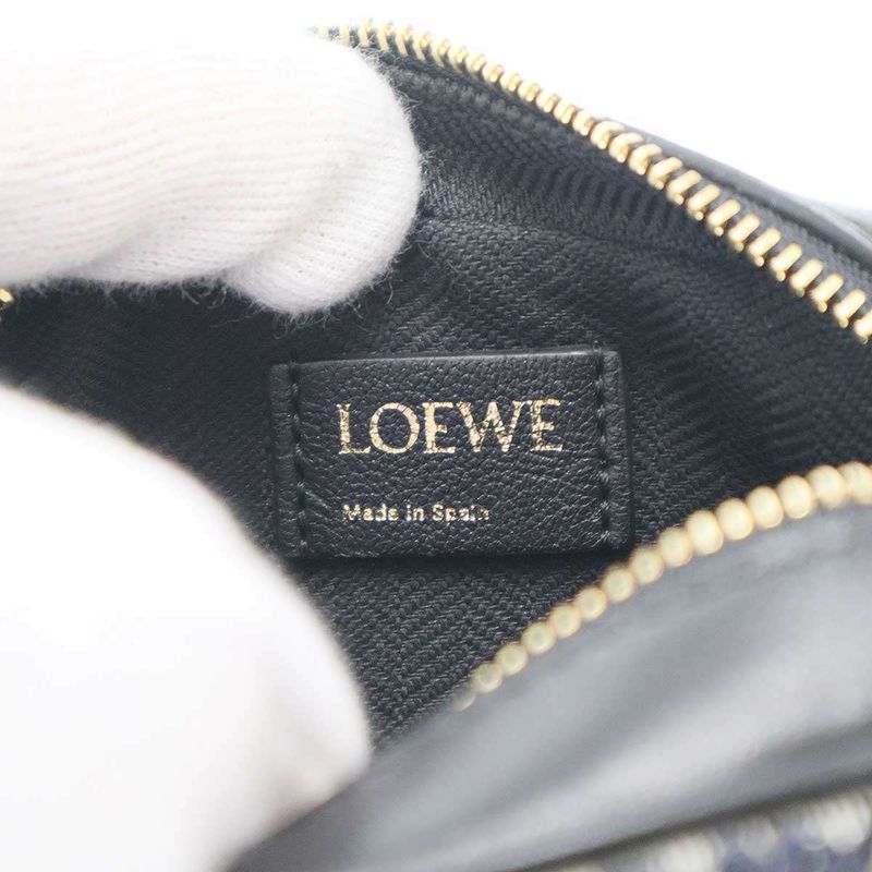 Loewe Amazona Nano Bag Amazona Nano Chain Shoulder Bag A039u96x02 Navy