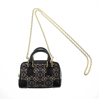 Loewe Amazona Nano Bag Amazona Nano Chain Shoulder Bag A039u96x02 Navy