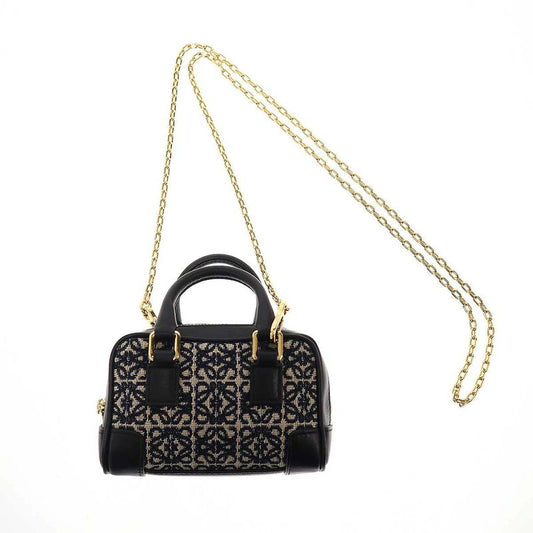 Loewe Amazona Nano Bag Amazona Nano Chain Shoulder Bag A039u96x02 Navy