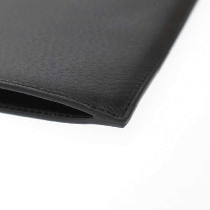 Gucci Horsebit Leather Clutch Bag 700524 Black