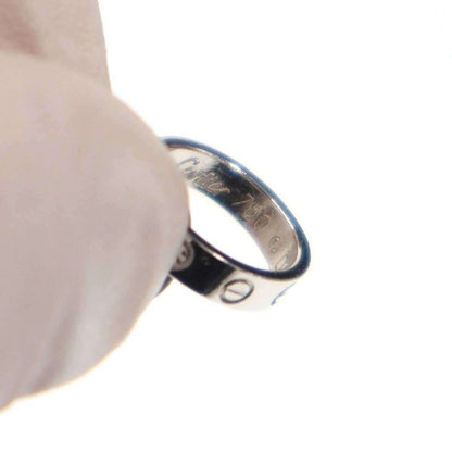 Cartier 18k White Gold Baby Love Necklace Baby Love White Gold Necklace Silver