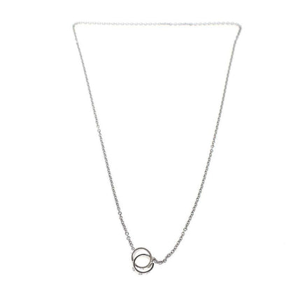 Cartier 18k White Gold Baby Love Necklace Baby Love White Gold Necklace Silver