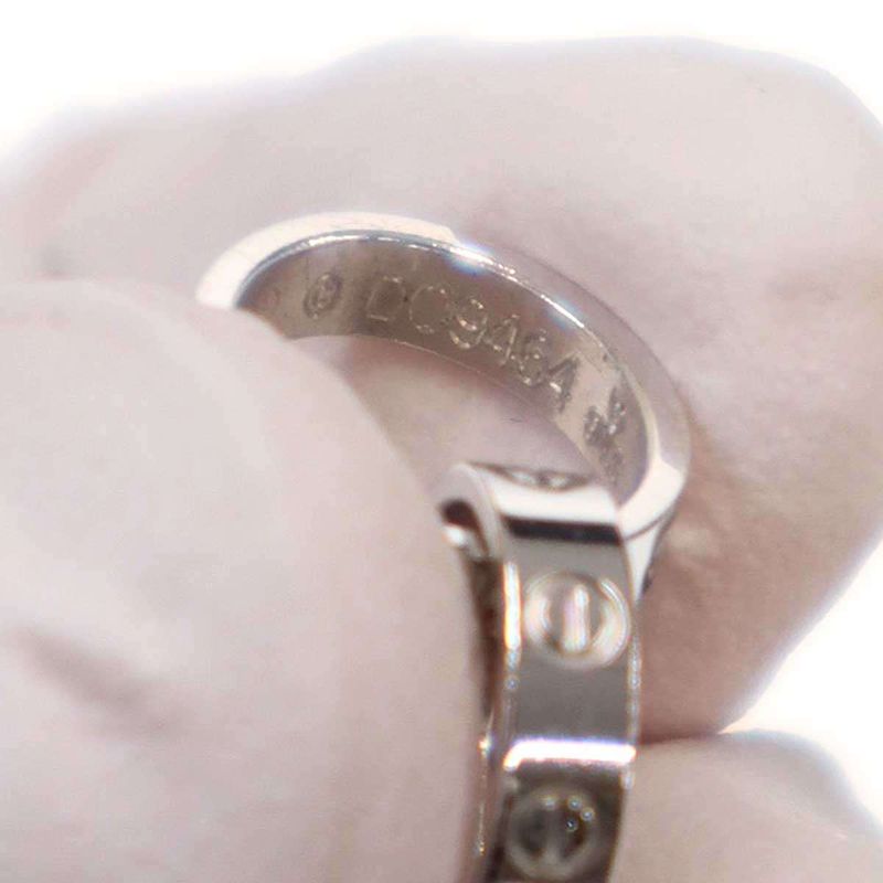 Cartier 18k White Gold Baby Love Necklace Baby Love White Gold Necklace Silver