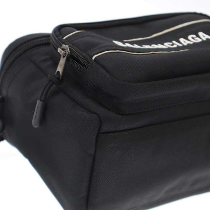 Balenciaga Logo Camera Shoulder Bag 638130 Black