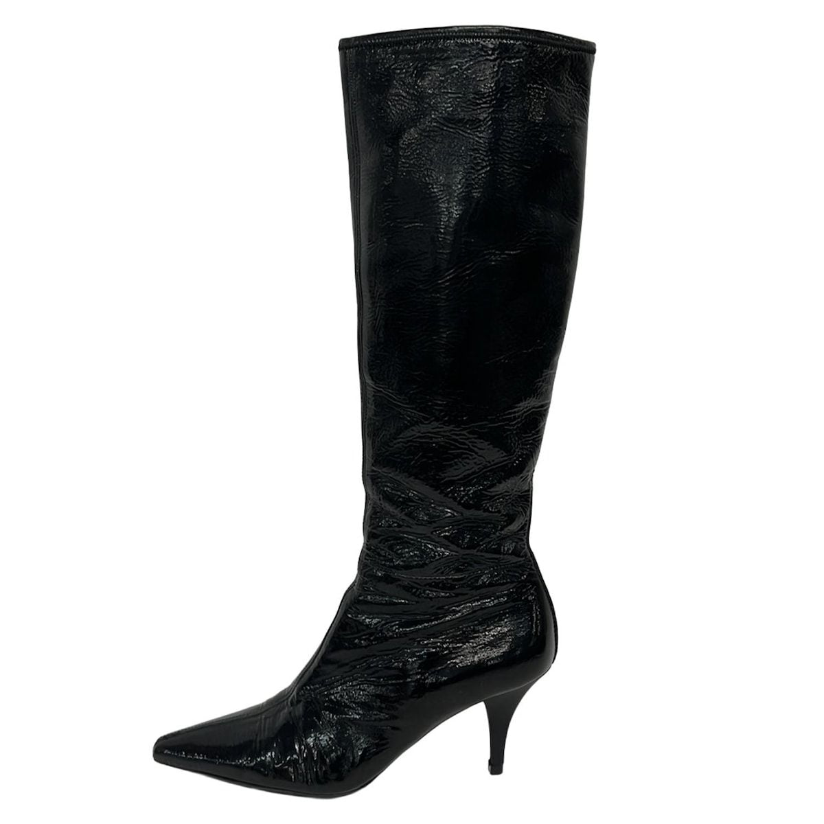 PRADA SPORT Long Boots 36 Women - Black Leather