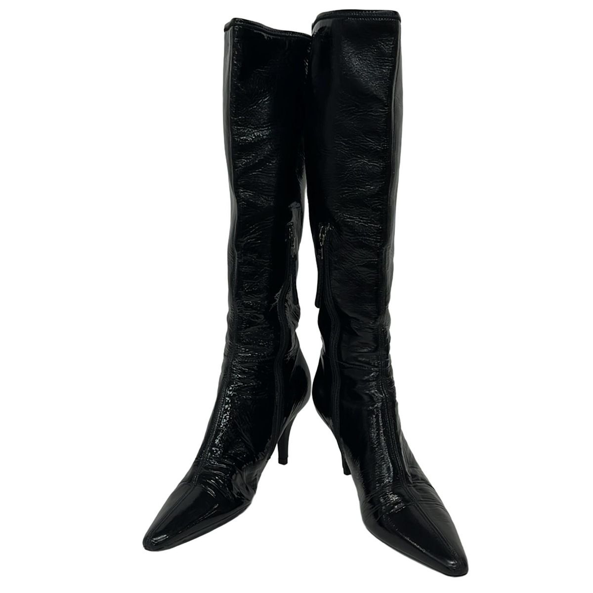 PRADA SPORT Long Boots 36 Women - Black Leather