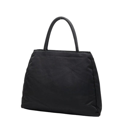 Prada Triangle Logo Plate Black Nylon Women's Prada