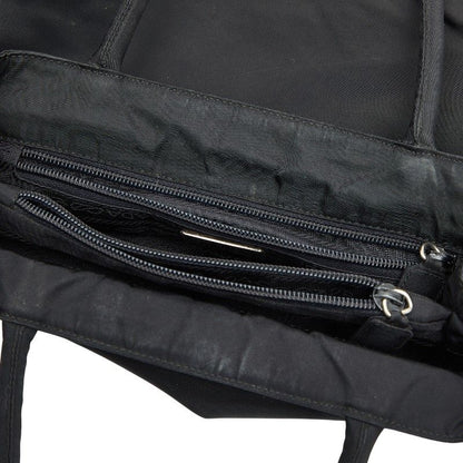 Prada Triangle Logo Plate Black Nylon Women's Prada