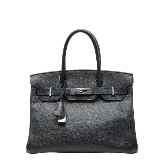 Hermes Birkin 30 Black Vaux Epson Women's Hermes