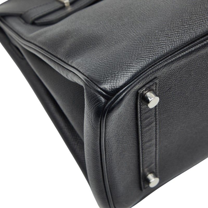 Hermes Birkin 30 Black Vaux Epson Women's Hermes