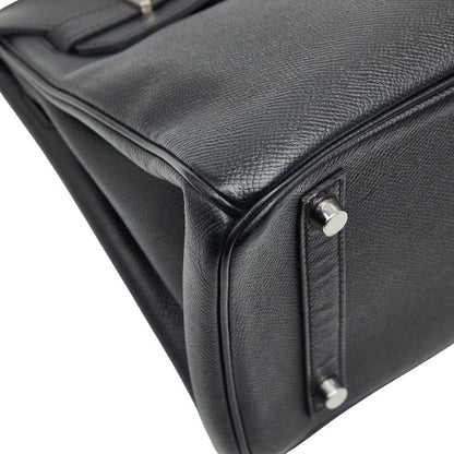 Hermes Birkin 30 Black Vaux Epson Women's Hermes