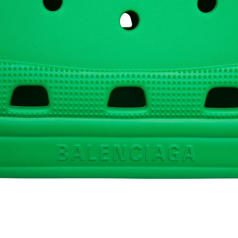 Balenciaga × Crocs Large 702266 Green Rubber Women's Balenciaga