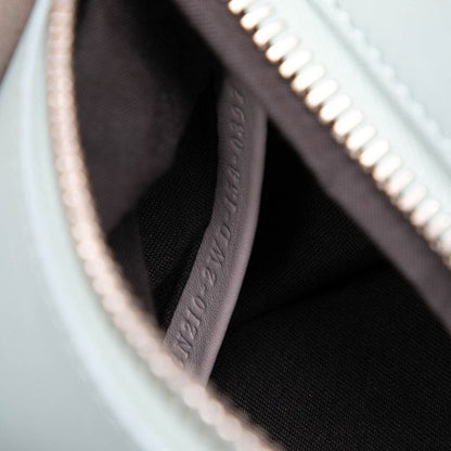 Fendi Peekaboo Large Handbag One Shoulder Bag 2way 8bn210 Gray Leather Women's