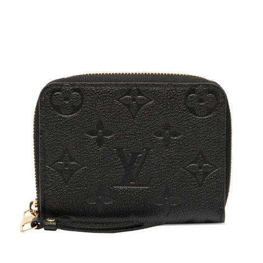 Louis Vuitton Monogram Empreinte Zippy Coin Purse M60574 Noir Black Leather