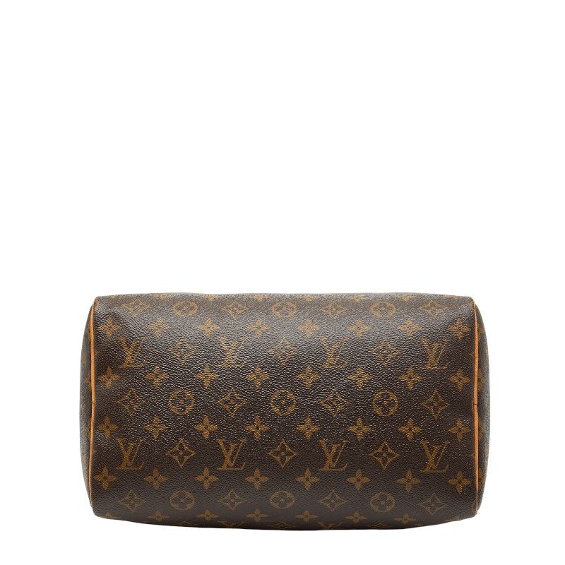 Louis Vuitton Monogram Speedy 30 M41526 Brown PVC Leather Women's Louis Vuitton
