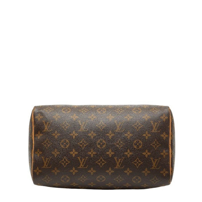 Louis Vuitton Monogram Speedy 30 M41526 Brown PVC Leather Women's Louis Vuitton