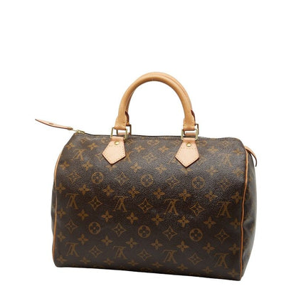 Louis Vuitton Monogram Speedy 30 M41526 Brown PVC Leather Women's Louis Vuitton