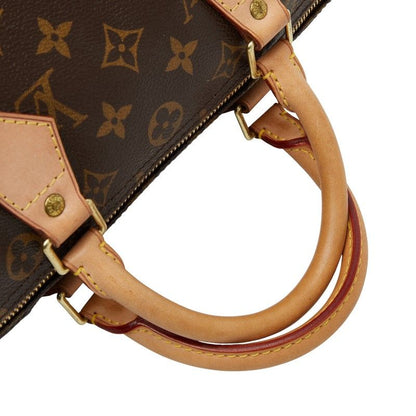 Louis Vuitton Monogram Speedy 30 M41526 Brown PVC Leather Women's Louis Vuitton