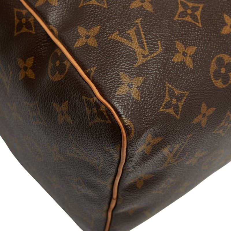Louis Vuitton Monogram Speedy 30 M41526 Brown PVC Leather Women's Louis Vuitton