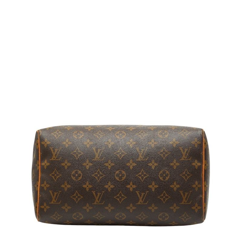 Louis Vuitton Monogram Speedy 30 M41526 Brown PVC Leather Women's Louis Vuitton
