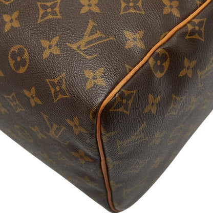 Louis Vuitton Monogram Speedy 30 M41526 Brown PVC Leather Women's Louis Vuitton
