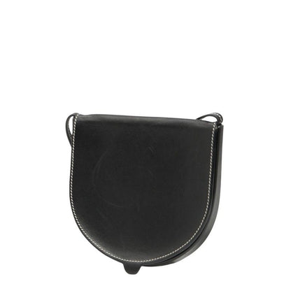 Loewe Anagram Heel Pouch Small Black Leather Women's Loewe