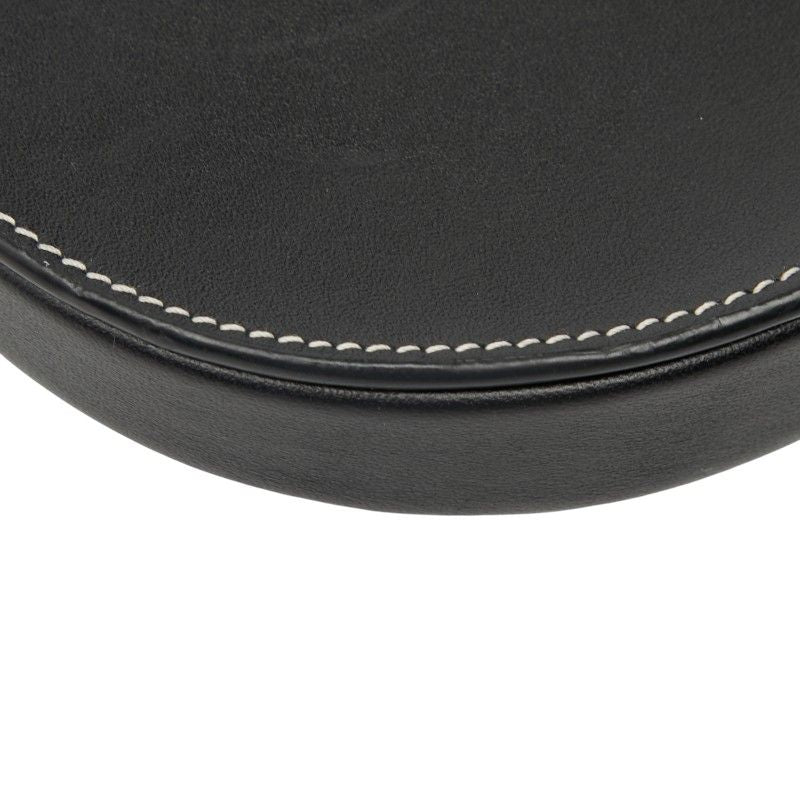 Loewe Anagram Heel Pouch Small Black Leather Women's Loewe