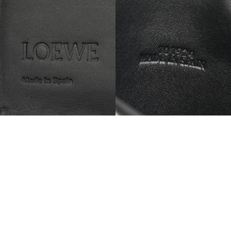 Loewe Anagram Heel Pouch Small Black Leather Women's Loewe