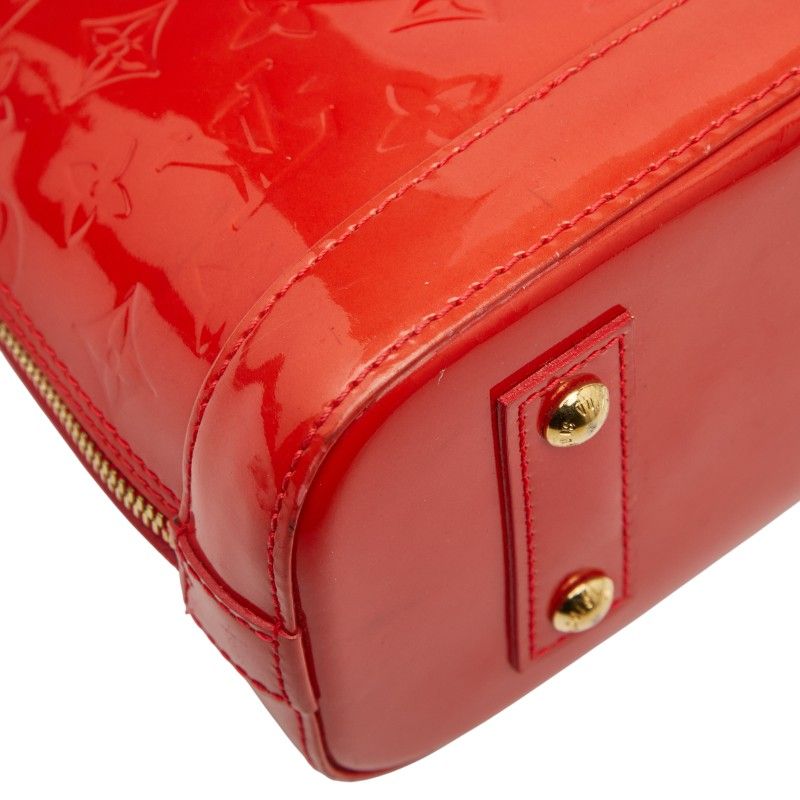 Louis Vuitton Monogram Vernis Alma BB Handbag Shoulder Bag 2way M90174 Sleeves