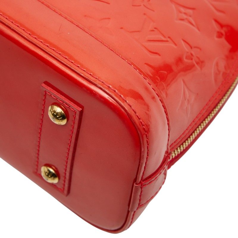 Louis Vuitton Monogram Vernis Alma BB Handbag Shoulder Bag 2way M90174 Sleeves