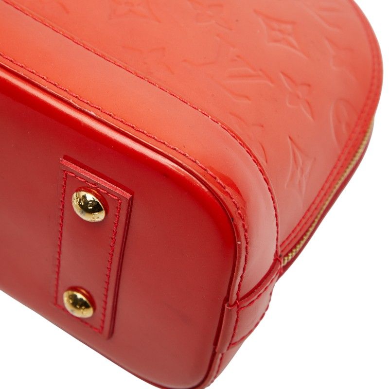 Louis Vuitton Monogram Vernis Alma BB Handbag Shoulder Bag 2way M90174 Sleeves