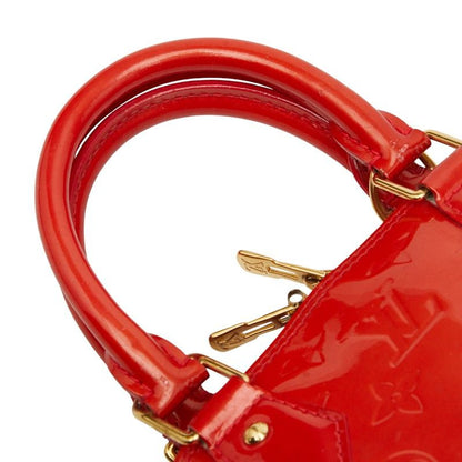 Louis Vuitton Monogram Vernis Alma BB Handbag Shoulder Bag 2way M90174 Sleeves