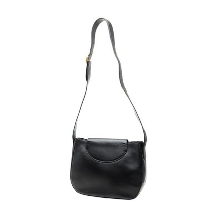 Cartier Panthere Crossbody Shoulder Bag Black Leather Women's Cartier