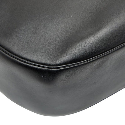 Cartier Panthere Crossbody Shoulder Bag Black Leather Women's Cartier