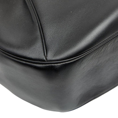 Cartier Panthere Crossbody Shoulder Bag Black Leather Women's Cartier