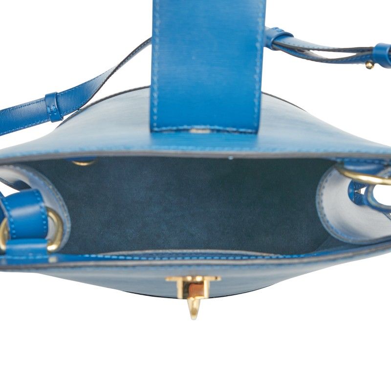 Louis Vuitton Epi Cluny M52255 Toledo Blue Leather Women's Louis Vuitton