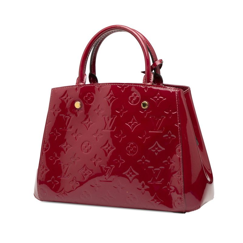 Louis Vuitton Vernis Monogram Montaigne BB Handbag Shoulder Bag 2way M50581